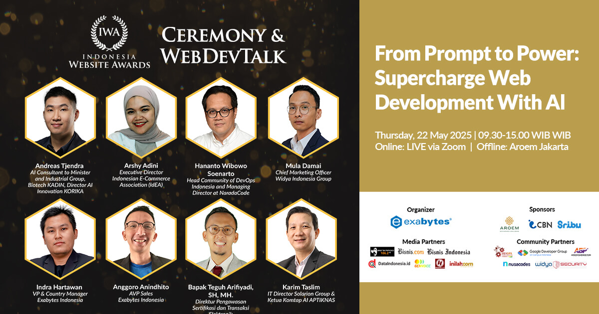 Indonesia Website Awards (IWA) kembali hadir sebagai ajang apresiasi bergengsi bagi para pelaku industri digital tanah air.