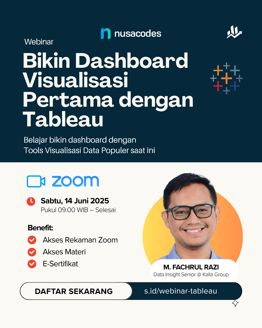 Webinar Bikin Dashboard Visualisasi Pertama dengan Tableau