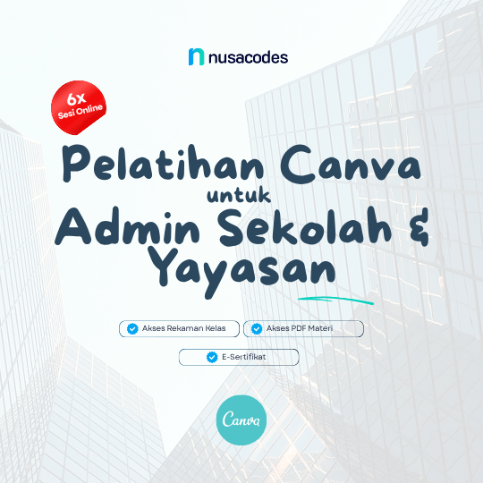 Pelatihan Canva untuk Admin Sekolah dan Yayasan