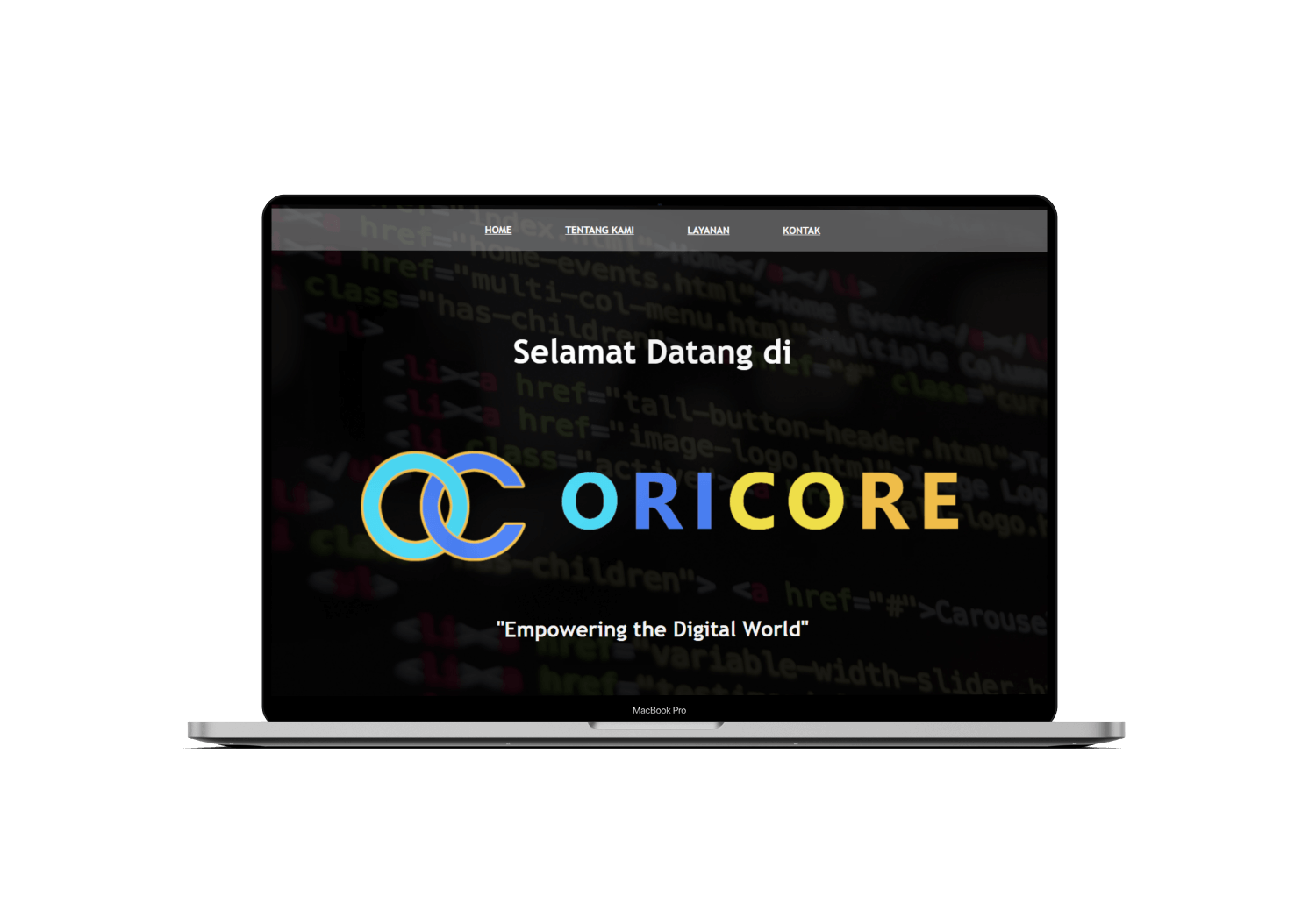 Pembuatan Website ORICORE Menggunakan HTML & CSS Dasar