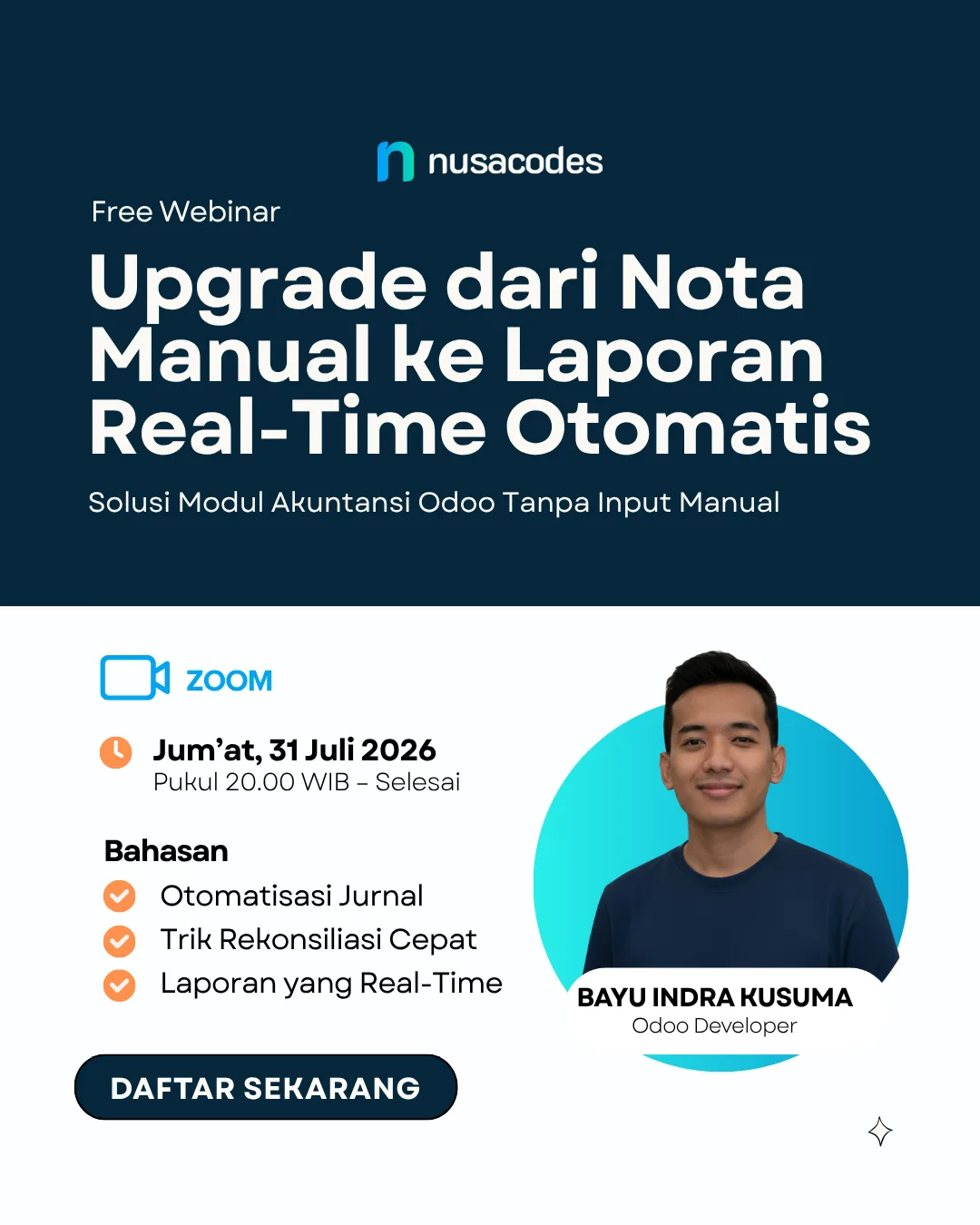Upgrade dari Nota Manual ke Laporan Real-Time Otomatis dengan Odoo Accounting