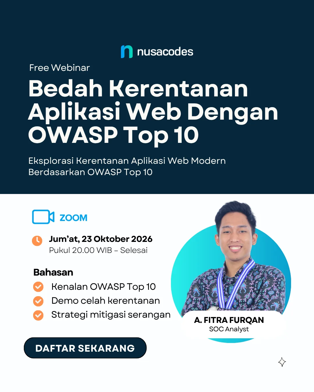 Bedah Kerentanan Aplikasi Web Dengan OWASP Top 10