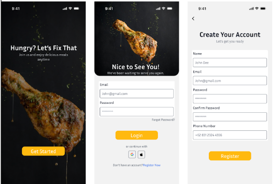 Final Project UI/UX Design – Crunchy App
