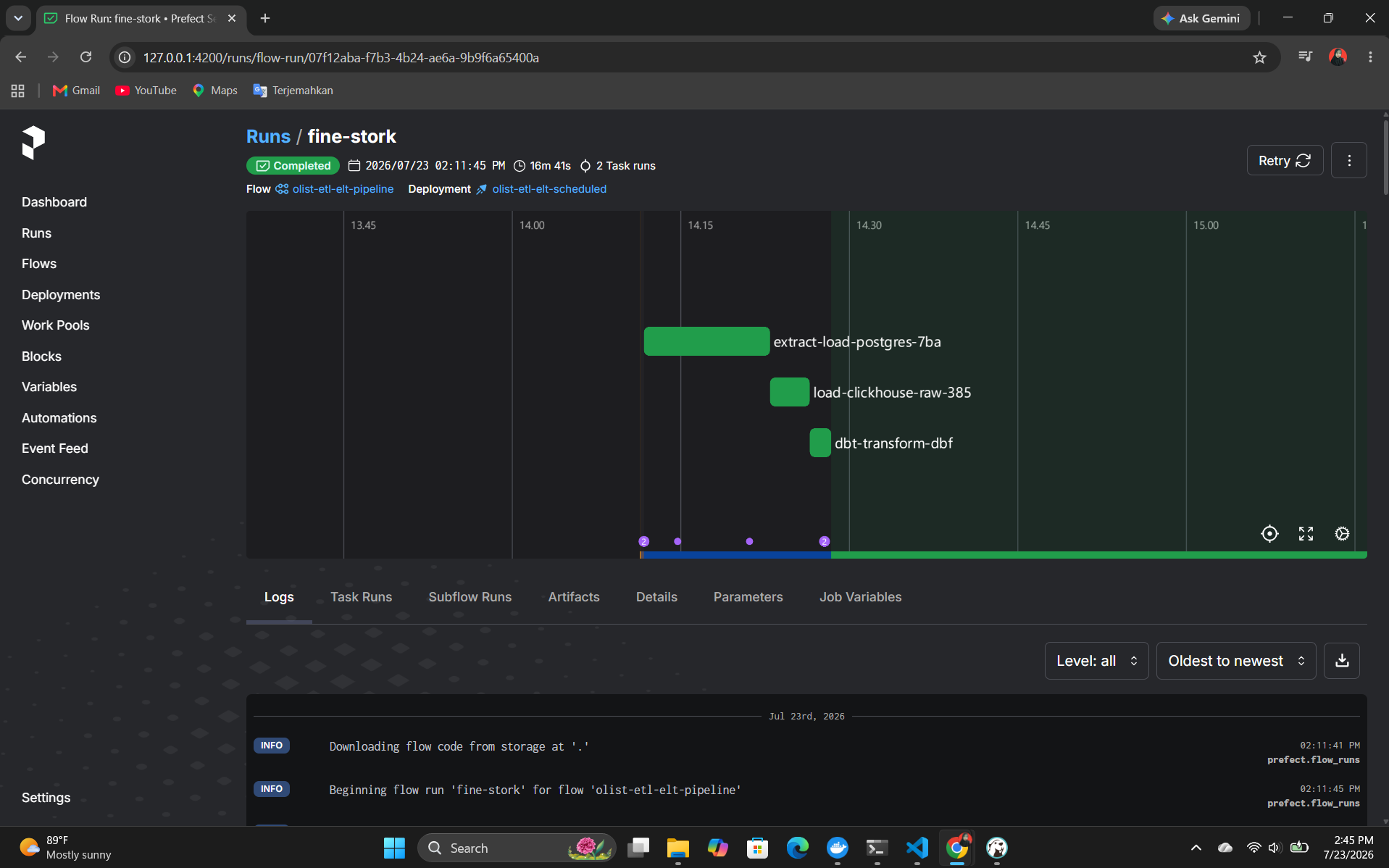 Final Project Bootcamp Data Engineer with Python: Membangun Pipeline Data Olist dari OLTP hingga OLA